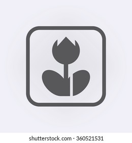 Macro photo frame sign . Vector illustration