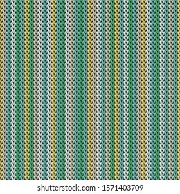 Macro vertical stripes christmas knit geometric vector seamless. Jumper knitwear structure imitation. Fashionable seamless knitted pattern. Handicraft backdrop.