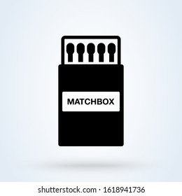 macthbox. vector Simple modern icon design illustration.