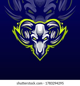 Mad Goat Logo Template Esport gaming