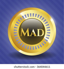 Mad gold badge