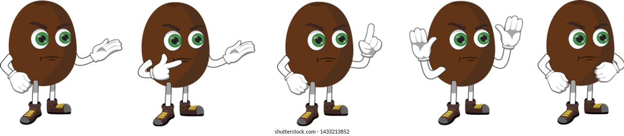 Mad Kiwi Male Cartoon Character
