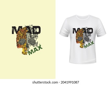 Mad Max Skull T-Shirt Design