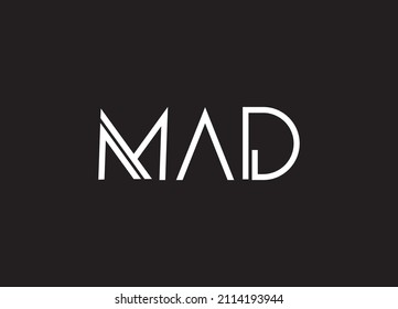 MAD original monogram logo design