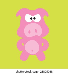 Mad Pig Vector (more pigs in portfolio)