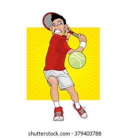 Mad Tennis Player