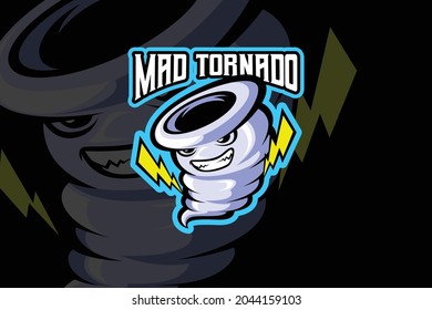 Mad Tornado - Esport Logo Template