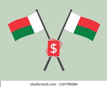 Madagascar Emblem Dollar Bill