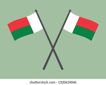 Madagascar Emblem Flag