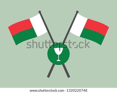 Madagascar Emblem Fragile