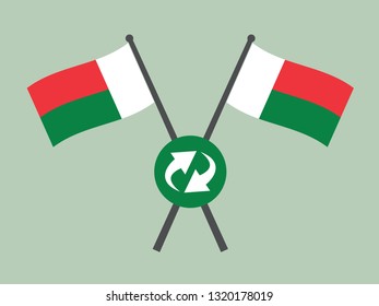 Madagascar Emblem Recycle