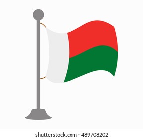 madagascar flag mast