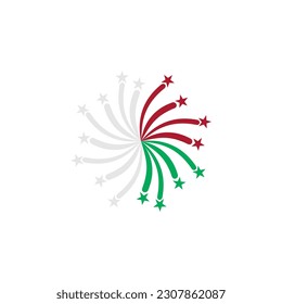 Indicadores de Madagascar conjunto de iconos, símbolo del símbolo del vector del día de la independencia de Madagascar