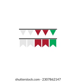 Madagascar flags icon set, Madagascar independence day icon set vector  sign symbol