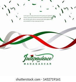 Madagascar Independence Day Celebration Creative Design Illustration Vector Template