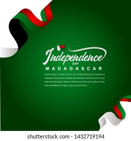 Madagascar Independence Day Celebration Creative Design Illustration Vector Template