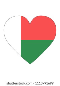 Madagascar Love Flag