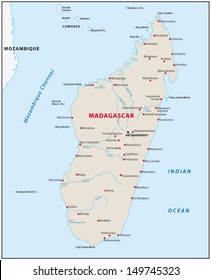 Madagascar Map