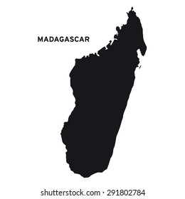 Madagascar Map Vector