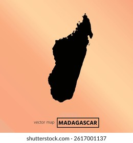 Madagascar map. Vector map for any needs.