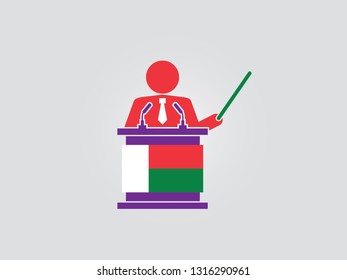 Madagascar Podium Teacher Speech