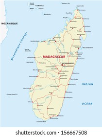 Madagascar Road Map