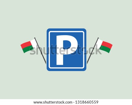 Madagascar Road Sign