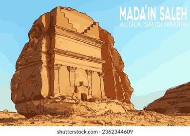 Mada'in saleh, Al ula, Saudi arabia