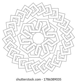 Madalas coloring page. Adult Coloring Page. Therapeutic coloring Page.
