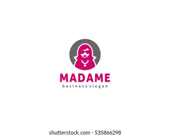 Madam Lady Woman Logo