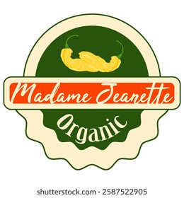 Madame Jeanette Pepper classic packaging label.