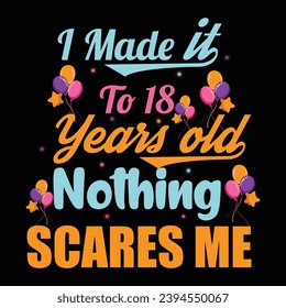 
I Made It To 18 Years Old Nothing Scares Me