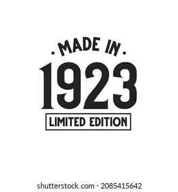Made in 1923 Limited Edition