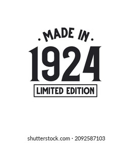 Made in 1924 Limited Edition