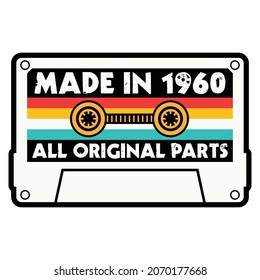 Made In 1960 All Original Parts Cassette Tape
