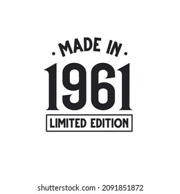 Hecho en 1961 edición limitada