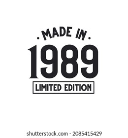 Made in 1990 Limited Edition