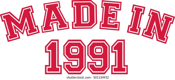 Made in 1991