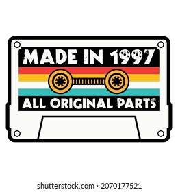 Made In 1997 All Original Parts Cassette Tape
