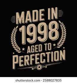 Made in 1998 – Vintage Birthday Gift T-Shirt for 90s Kids