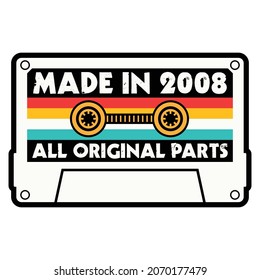 Made In 2008 All Original Parts Cassette Tape