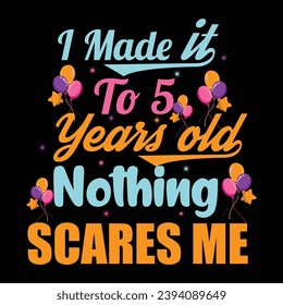 
Llegué A Los 5 Años Nada Me Da Miedo