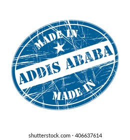 Made in Adis Ababa rubber stamp