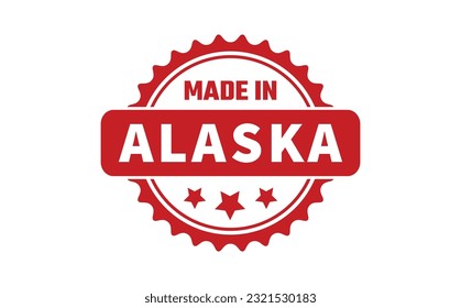 Fabricado En El Sello De Goma De Alaska