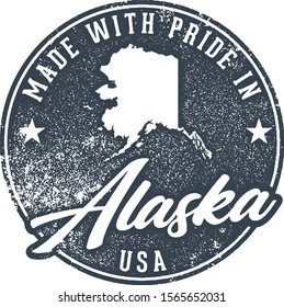 Made in Alaska State Packaging Label