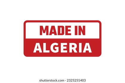 Made In Algeria Rubber Stamp