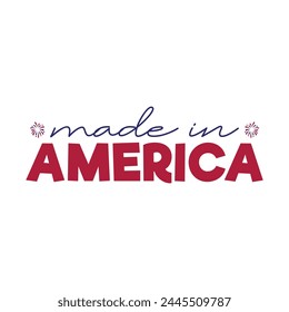 Made in America 4th July cut file