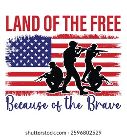 Made In America 4th Of July T-shirt Design Vector, American Independence Day Illustration, Fourth Of July Usa Flag Design
