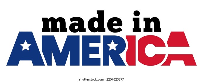 Made In America Banner | Label for Products of the U.S.A.