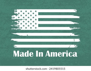 made in America with the Flag, made in America labels, made in America logo, usa flag silhouette